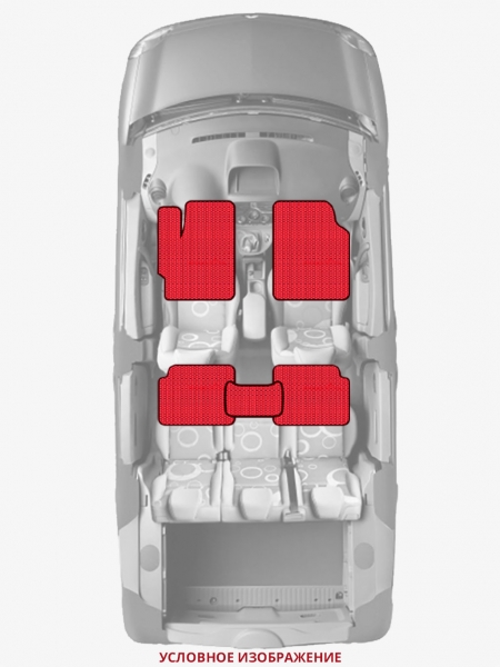 ЭВА коврики «Queen Lux» стандарт для Audi 100 (C3)